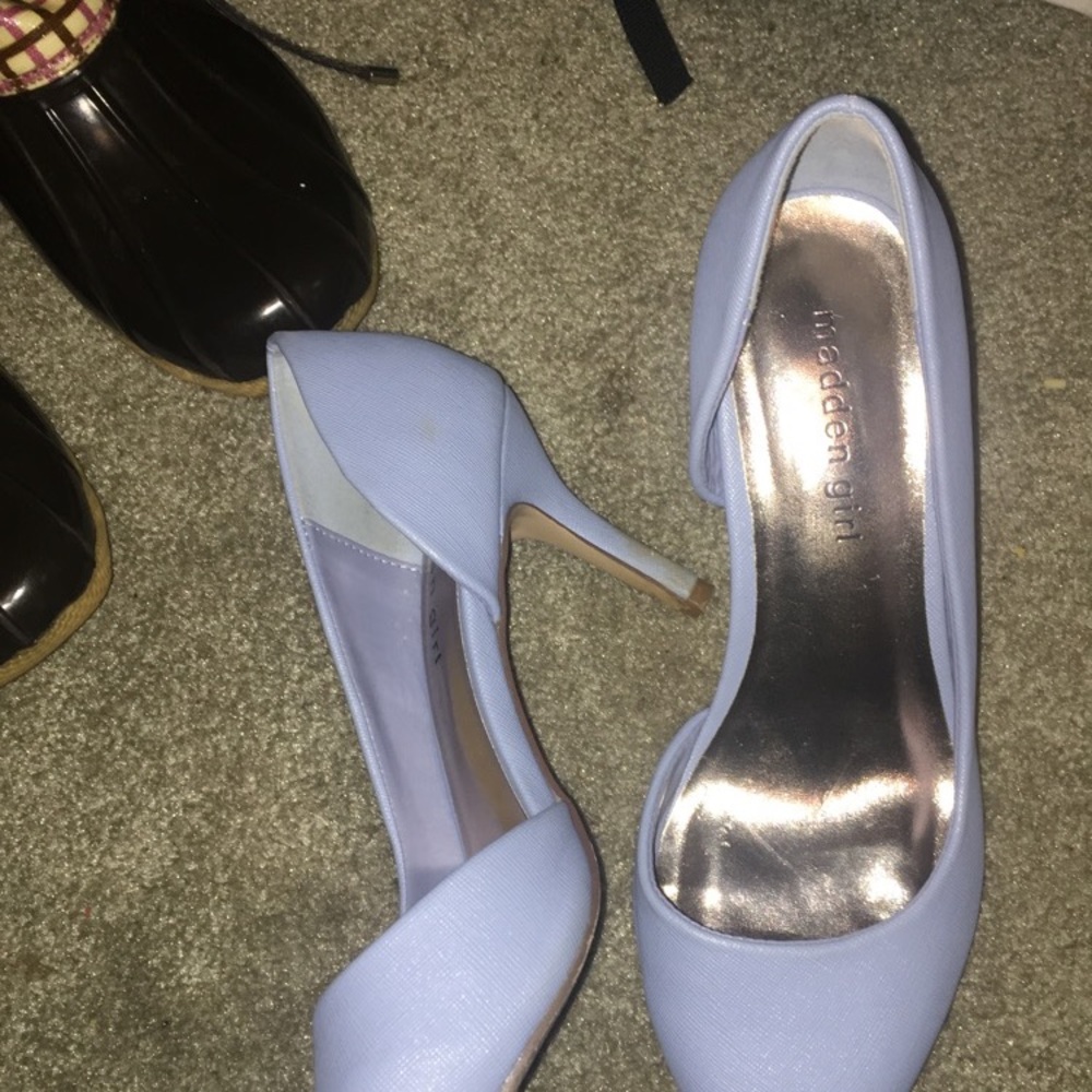 Madden girl blue heels
